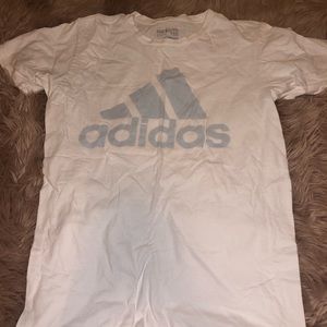 white adidas t-shirt